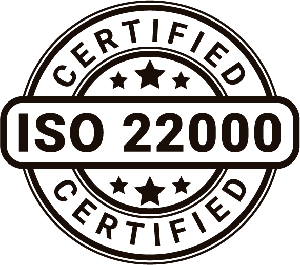 ISO 22000 Certified